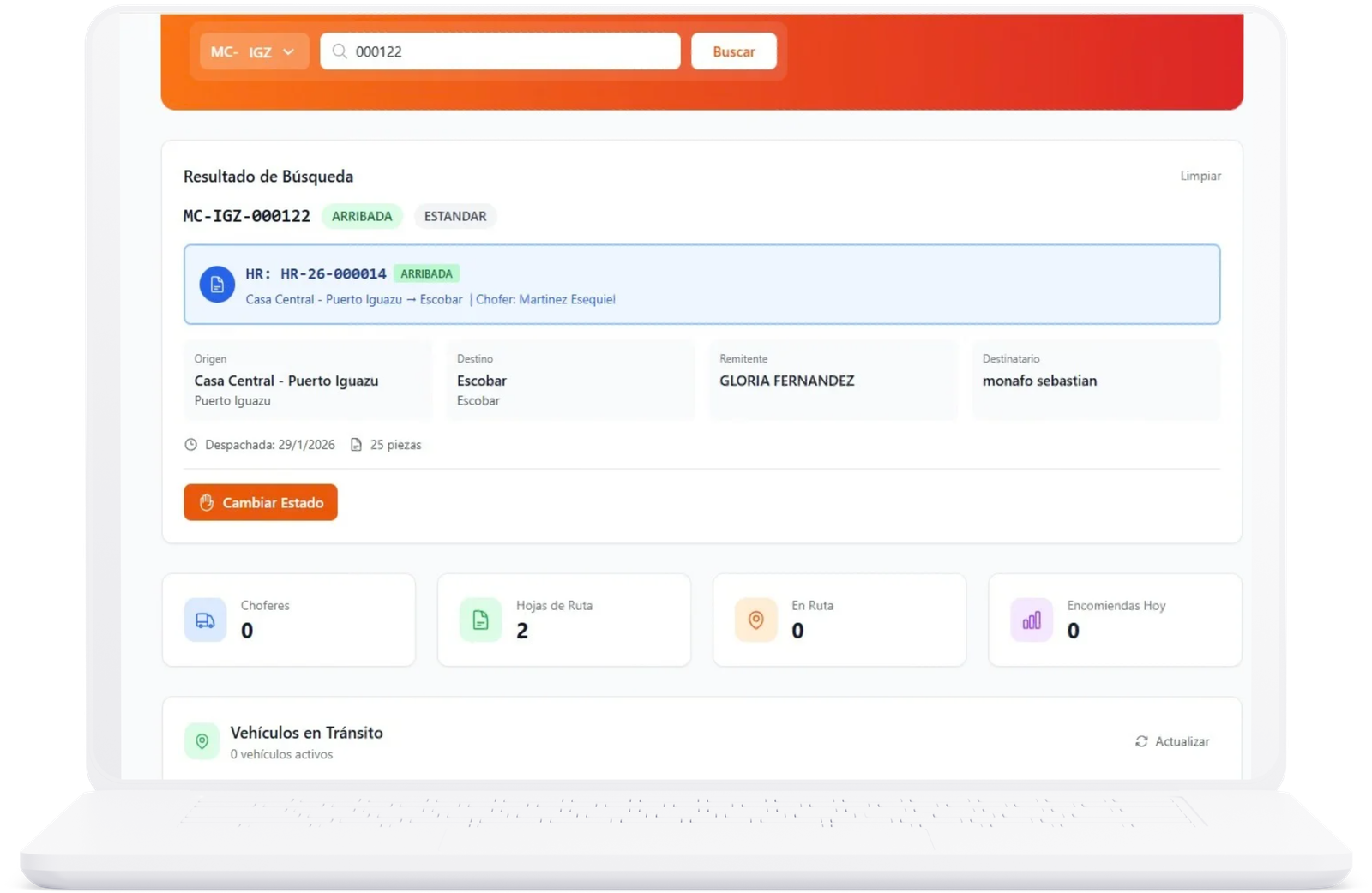 Tracking Web y Panel GPS